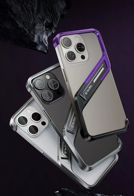 Unique S-shaped Borderless T-stand Phone Case