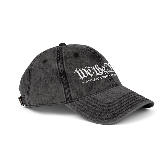 'We the People' Vintage Custom Embroidered Hat