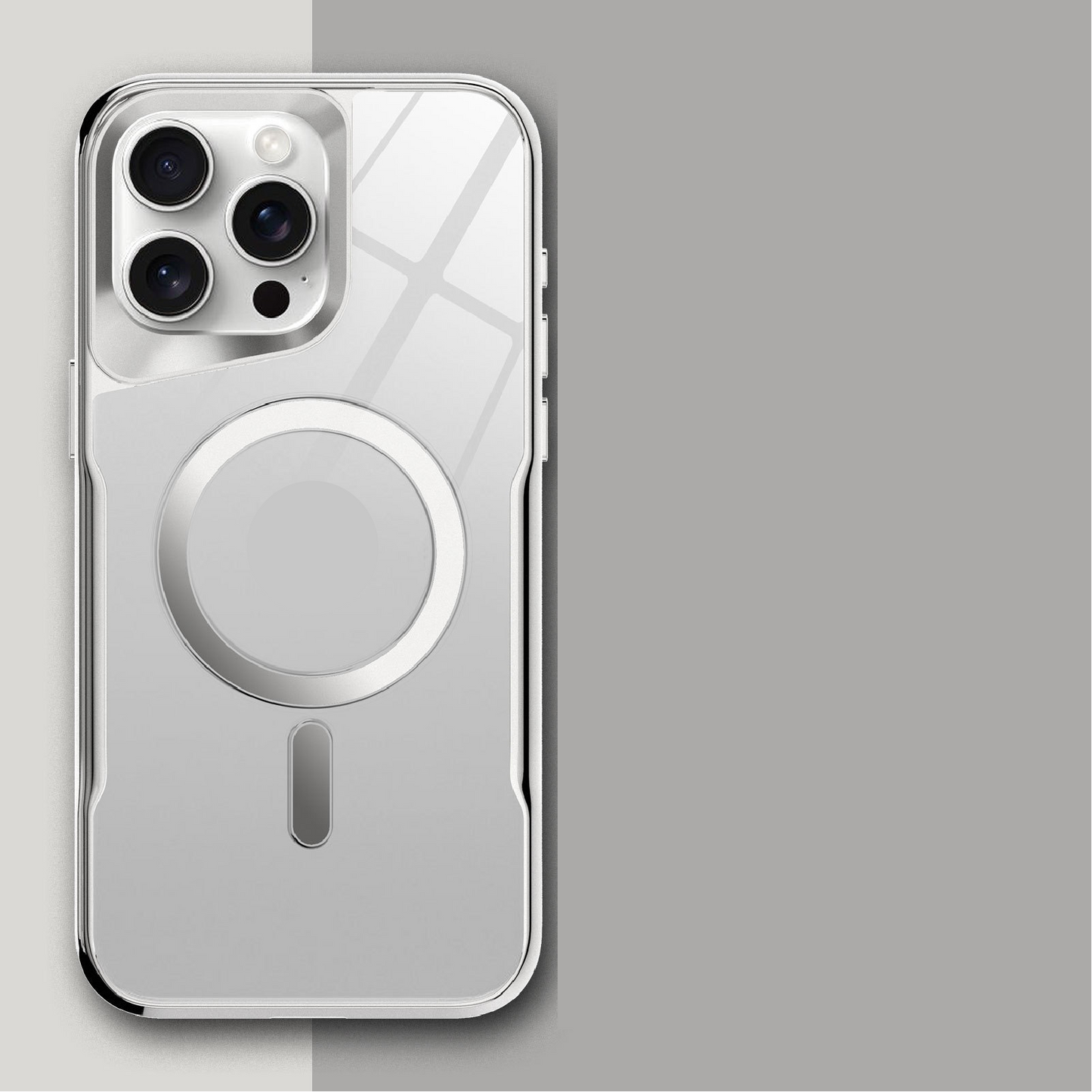 New Small Waist Transparent Magnetic Phone Case