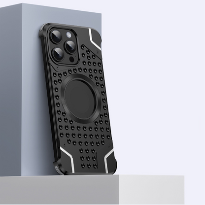 Metal Magnetic Frameless Armor Phone Case