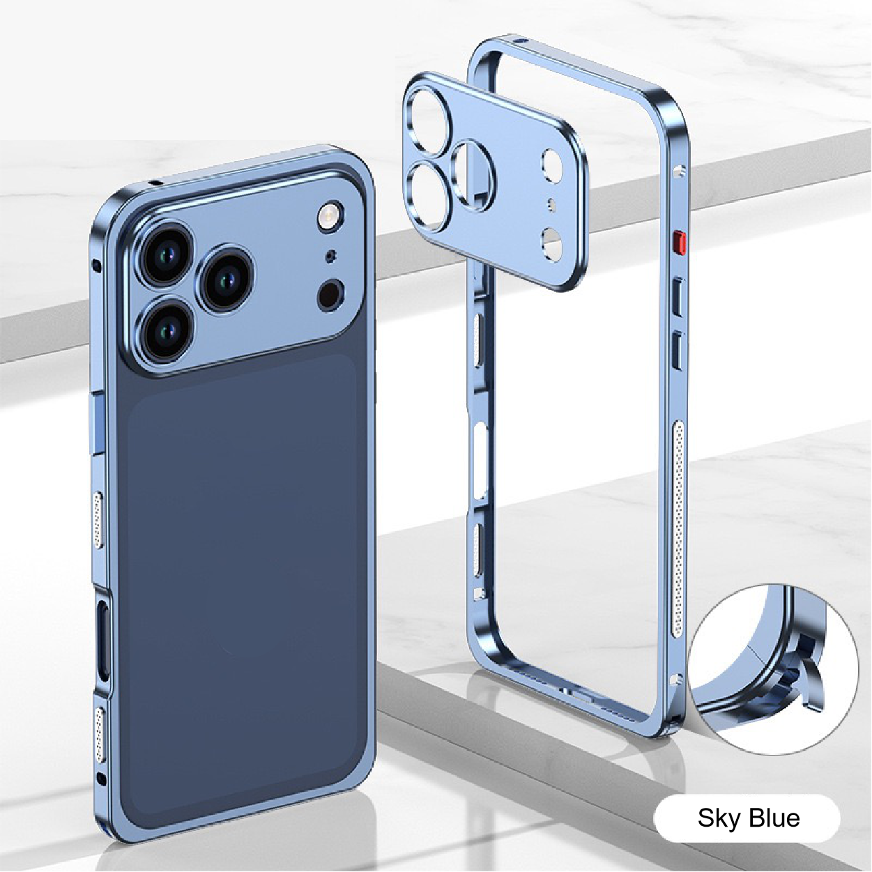Premium Metal Frame Heat Dissipation Phone Case