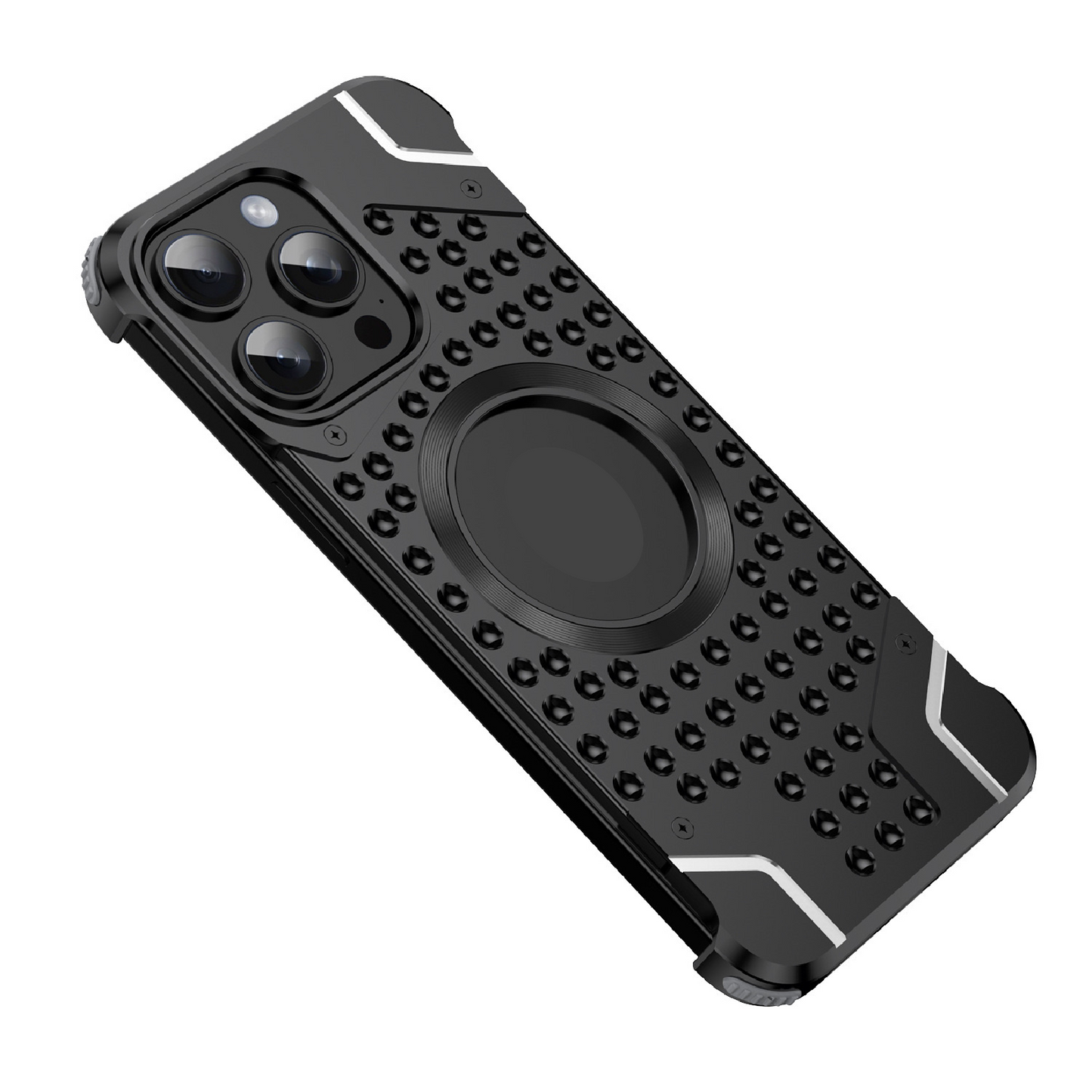 Metal Magnetic Frameless Armor Phone Case