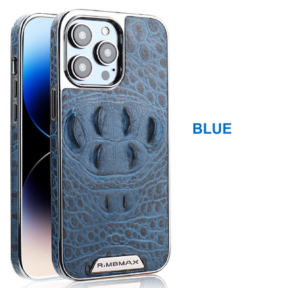 New Genuine Leather Crocodile Pattern Phone Case