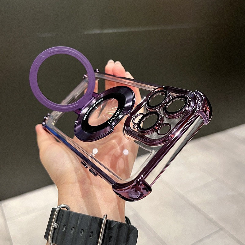 Fashion Anti-fall Bracket Magnetic Phone Case