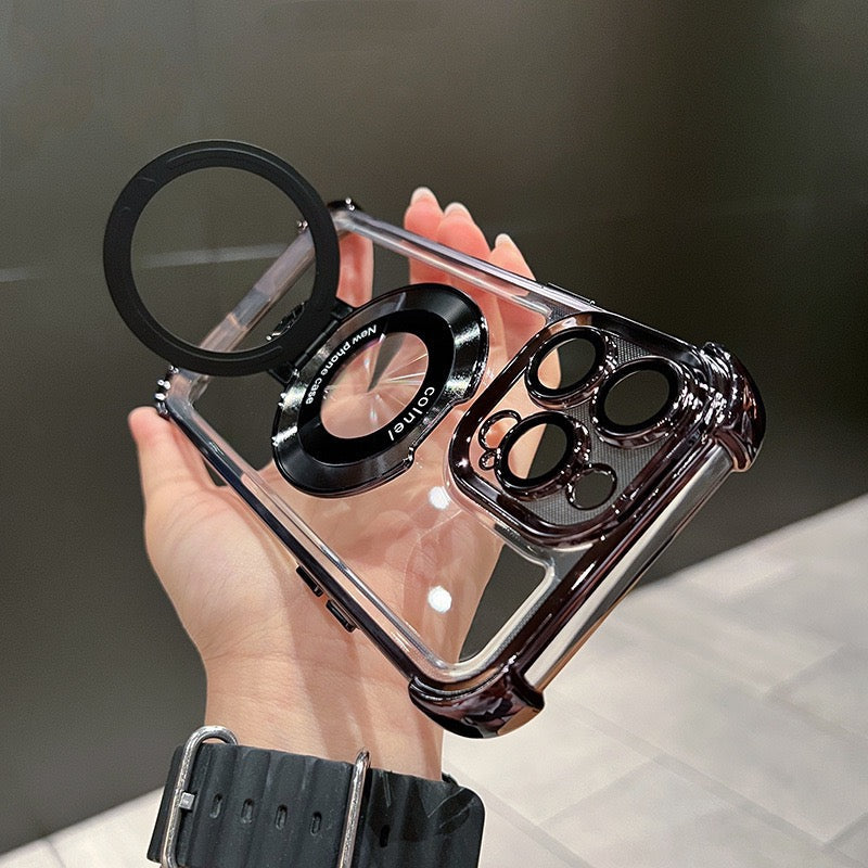 Fashion Anti-fall Bracket Magnetic Phone Case