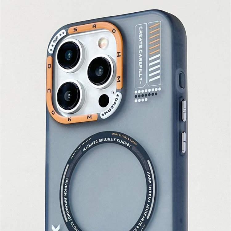 Tech Style Magnetic Frosted Phone Case