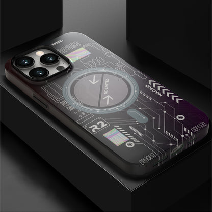 Luminous magnetic phone case