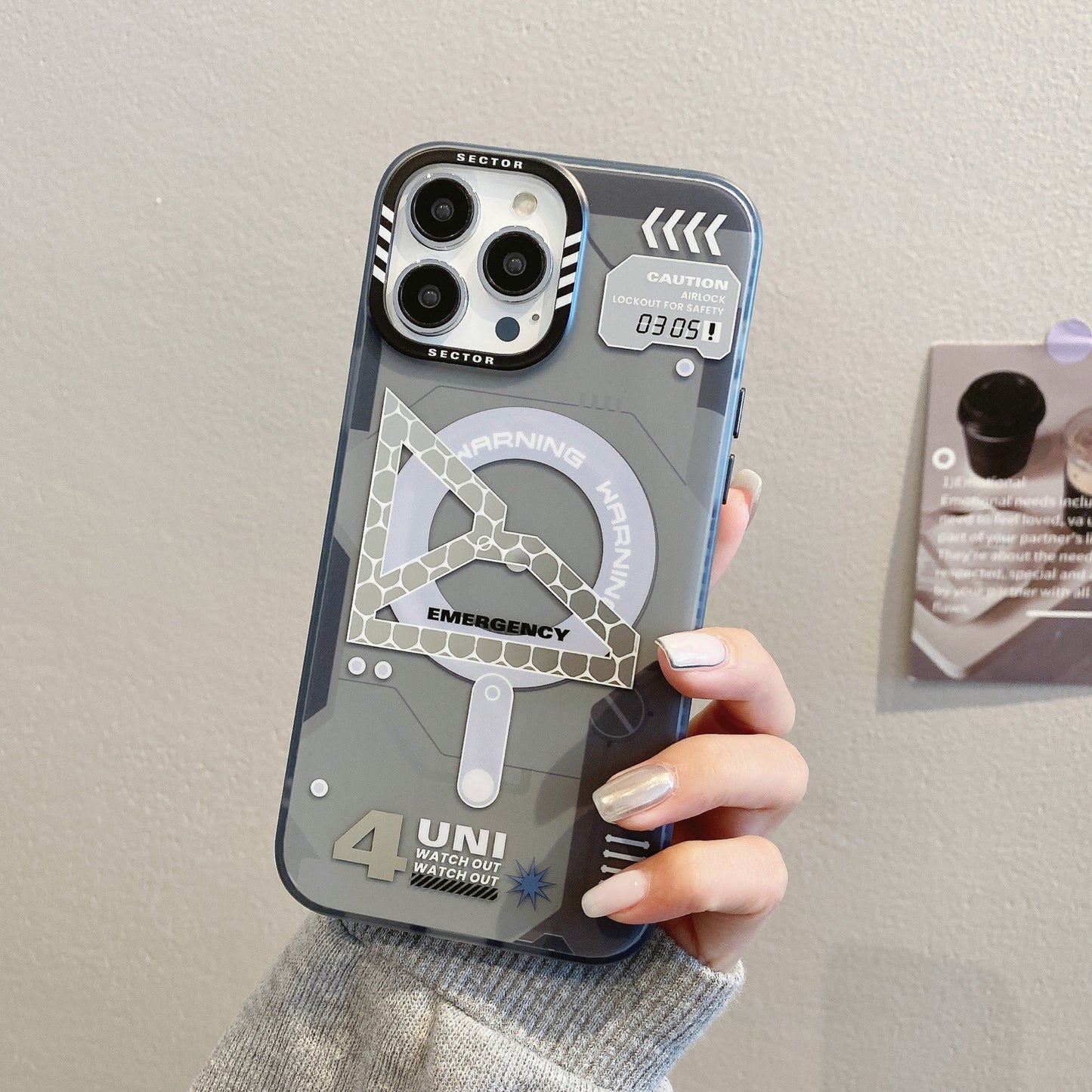 Tech trend cool frosted magnetic phone case