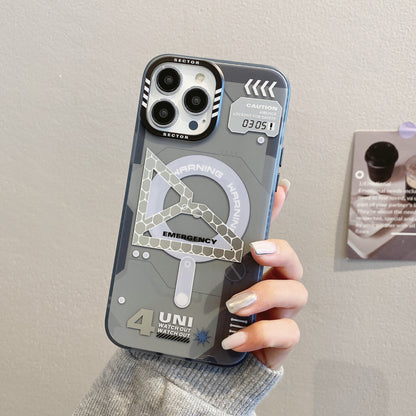 Tech trend cool frosted magnetic phone case
