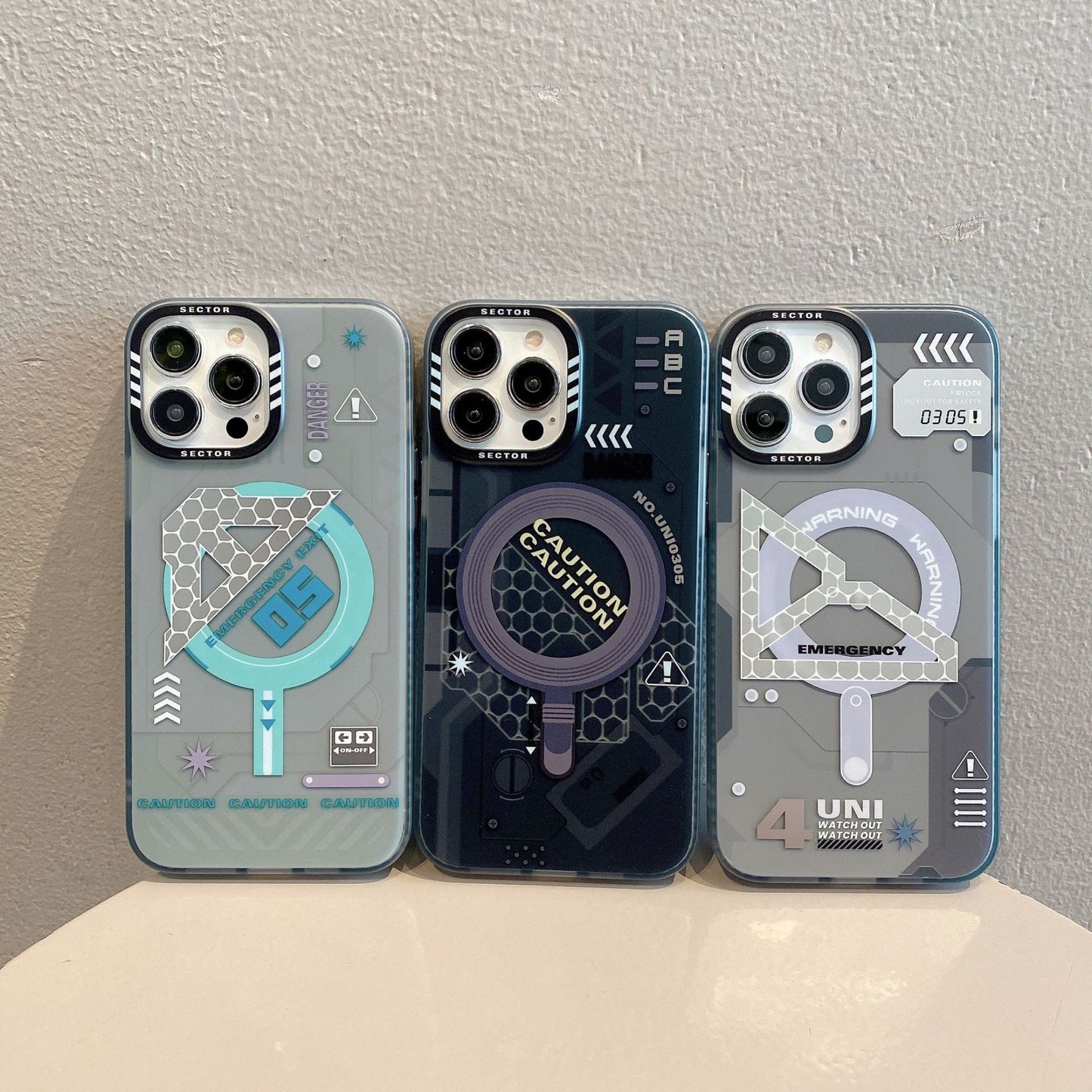Tech trend cool frosted magnetic phone case