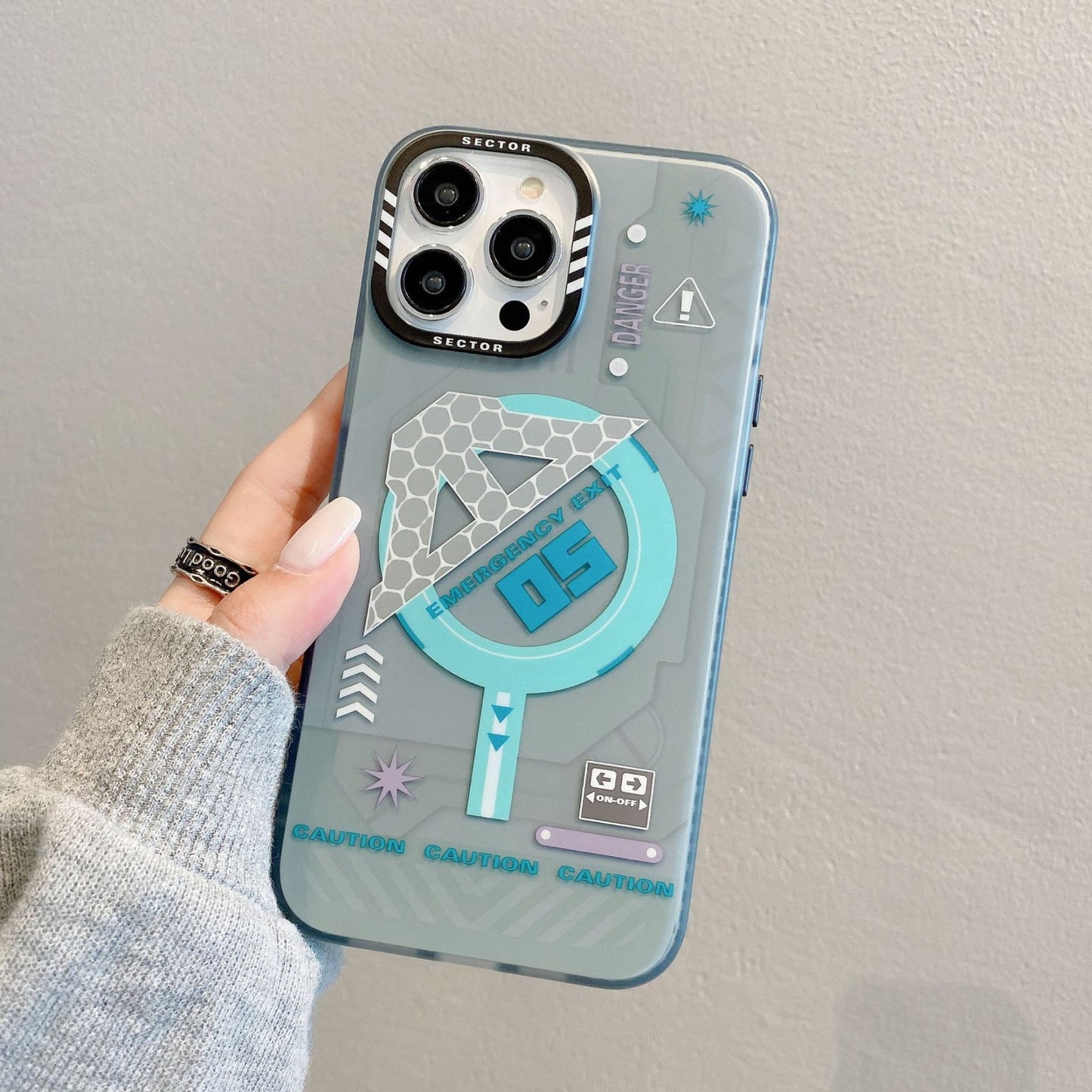 Tech trend cool frosted magnetic phone case