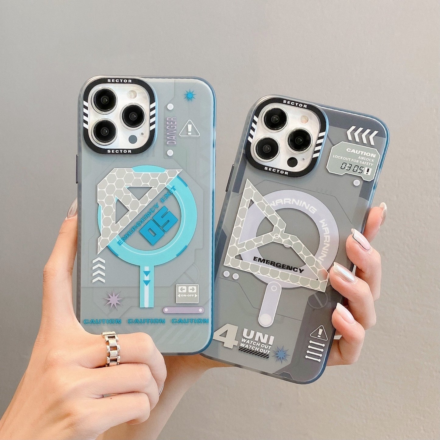 Tech trend cool frosted magnetic phone case