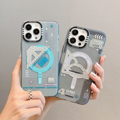 Tech trend cool frosted magnetic phone case