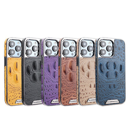 New Genuine Leather Crocodile Pattern Phone Case