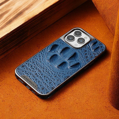 New Genuine Leather Crocodile Pattern Phone Case