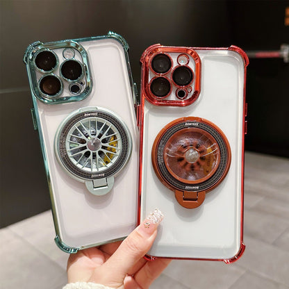 Transparent Anti-fall Rotating Gyroscope Phone Case