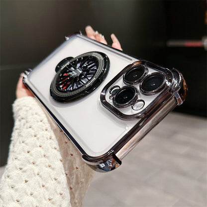 Transparent Anti-fall Rotating Gyroscope Phone Case