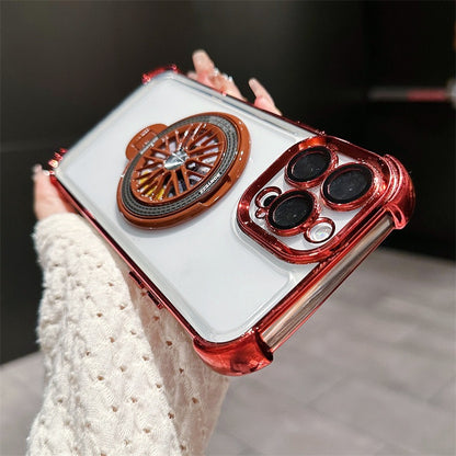 Transparent Anti-fall Rotating Gyroscope Phone Case