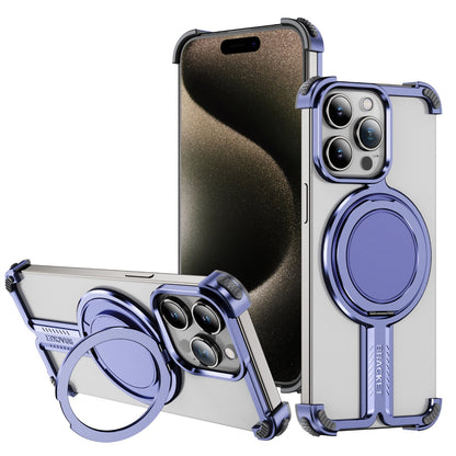Personalized Skeleton Rotating Magnetic Holder Phone Case
