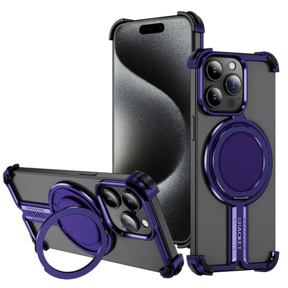 Personalized Skeleton Rotating Magnetic Holder Phone Case