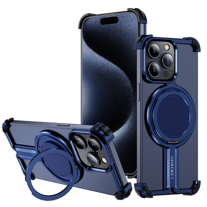 Personalized Skeleton Rotating Magnetic Holder Phone Case