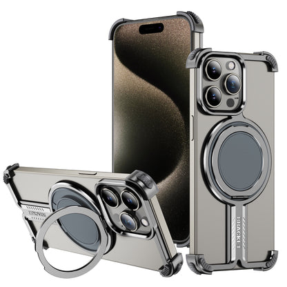 Personalized Skeleton Rotating Magnetic Holder Phone Case
