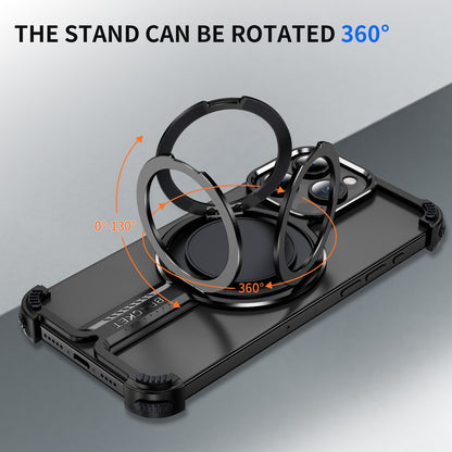 Personalized Skeleton Rotating Magnetic Holder Phone Case
