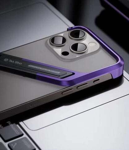 Unique S-shaped Borderless T-stand Phone Case