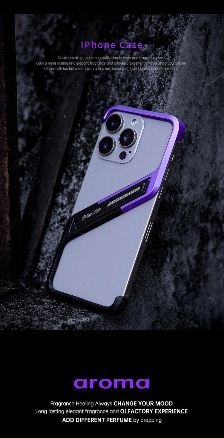 Unique S-shaped Borderless T-stand Phone Case