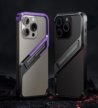 Unique S-shaped Borderless T-stand Phone Case