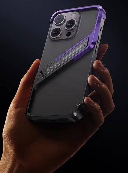 Unique S-shaped Borderless T-stand Phone Case