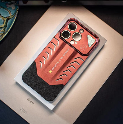 2025 New Supercar Design Metal Heat Dissipation Phone Case