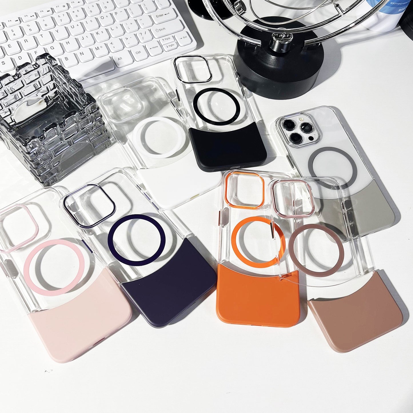 2-in-1 Spliced Magnetic Phone Case