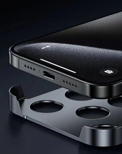 Metal Fragrance Hollow Dot Heat Dissipation Phone Case