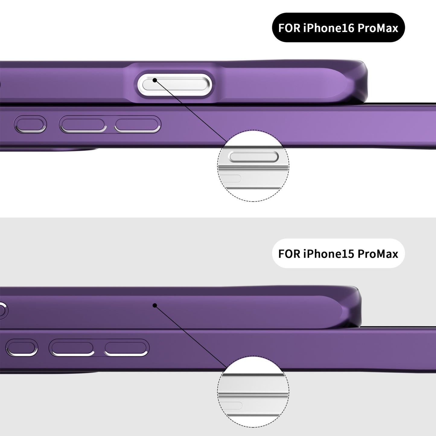 Frosted invisible stand magnetic phone case