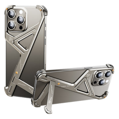 Creative Portable Anti-Fall Geometric Stand Phone Case