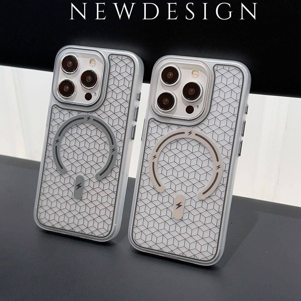 Lightning Frosted Magnetic Phone Case
