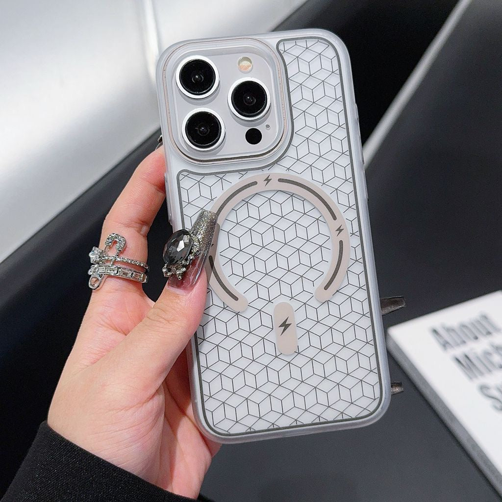 Lightning Frosted Magnetic Phone Case