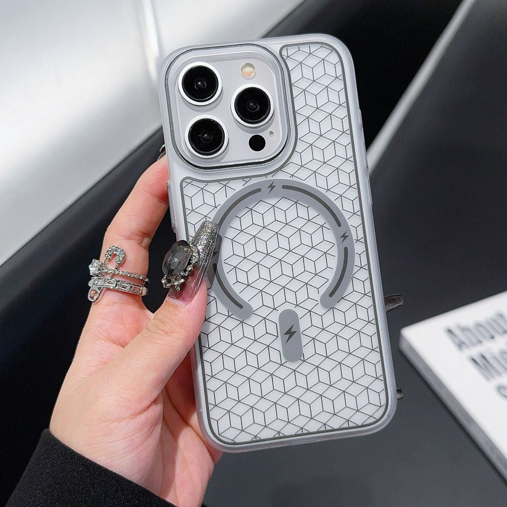 Lightning Frosted Magnetic Phone Case