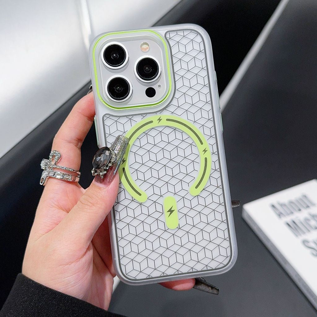 Lightning Frosted Magnetic Phone Case