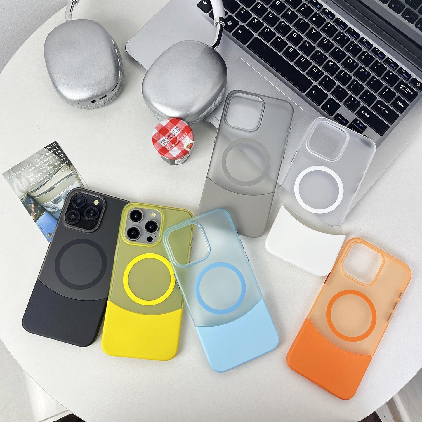 Frosted 2-in-1 Spliced Magnetic Phone Case