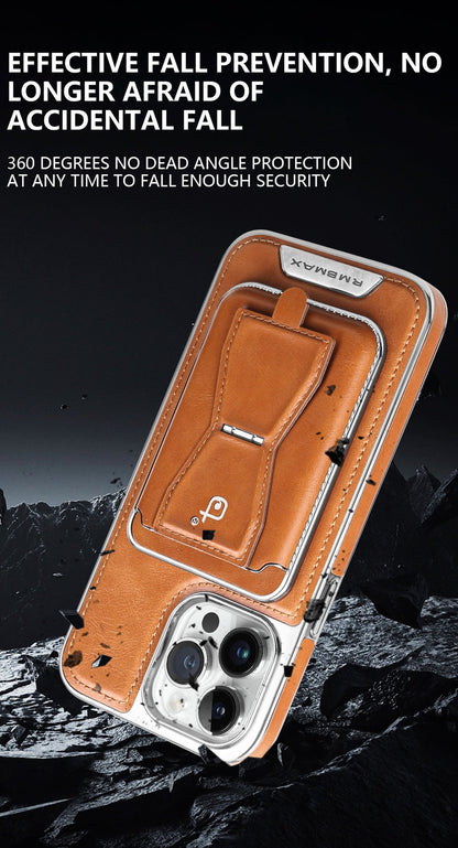 Leather Card Holder Magnetic Holder Phone Case