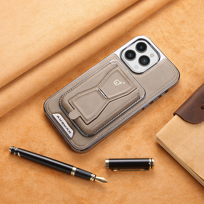 Leather Card Holder Magnetic Holder Phone Case