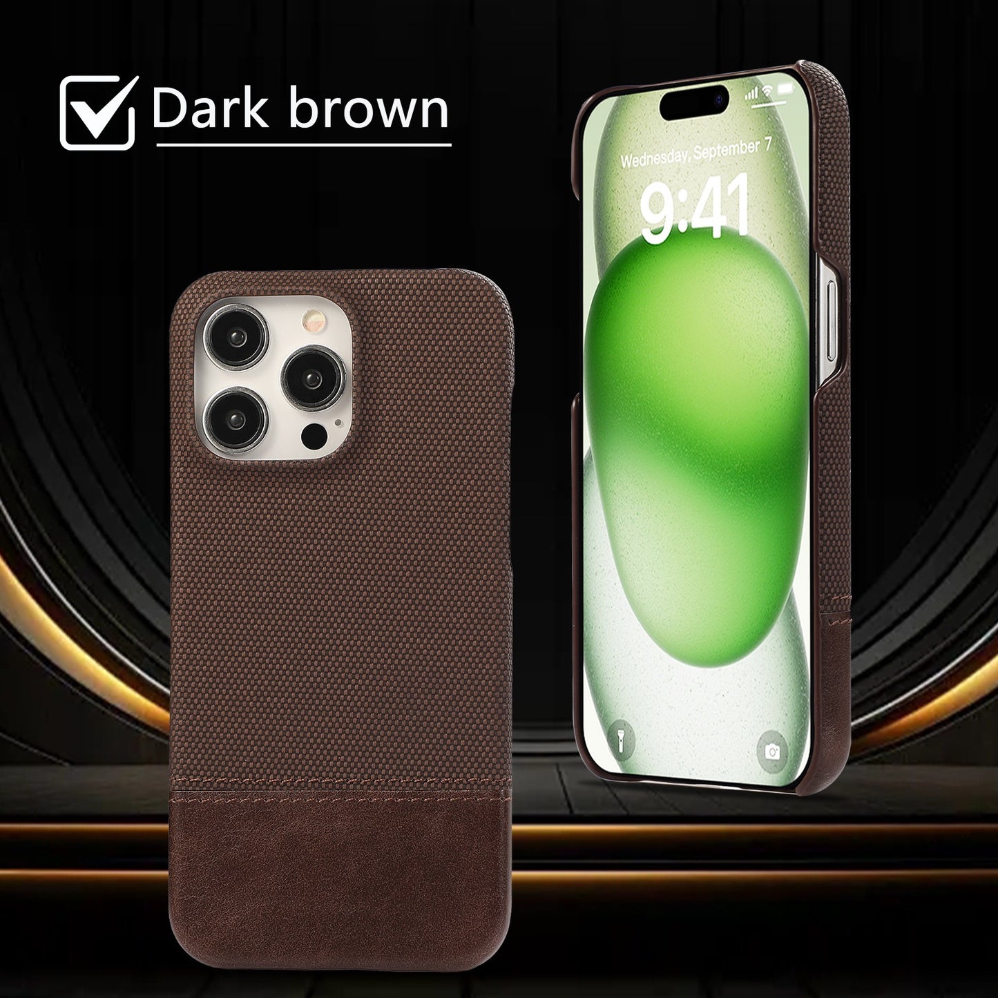 Leather Stitching Anti-slip Phone Case