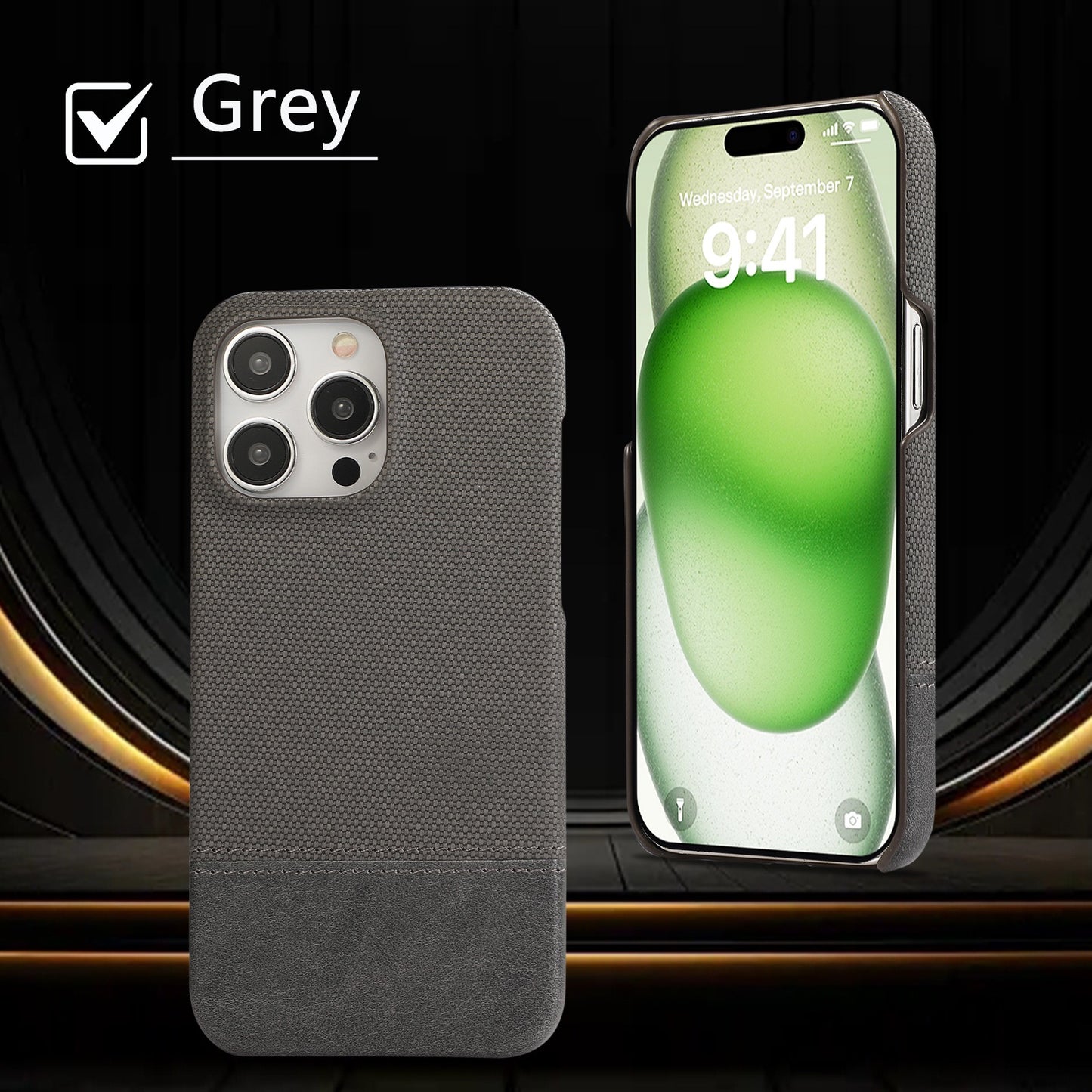 Leather Stitching Anti-slip Phone Case