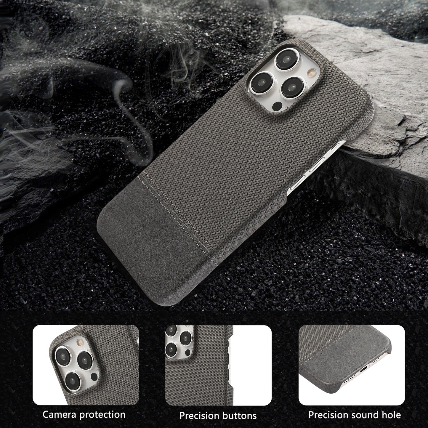 Leather Stitching Anti-slip Phone Case