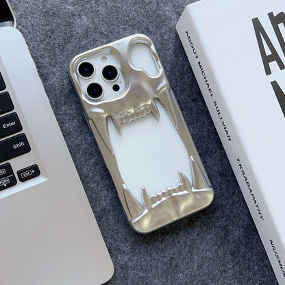 Cool Hollow Skull Tiger Tooth Shape Mobile Phone Case