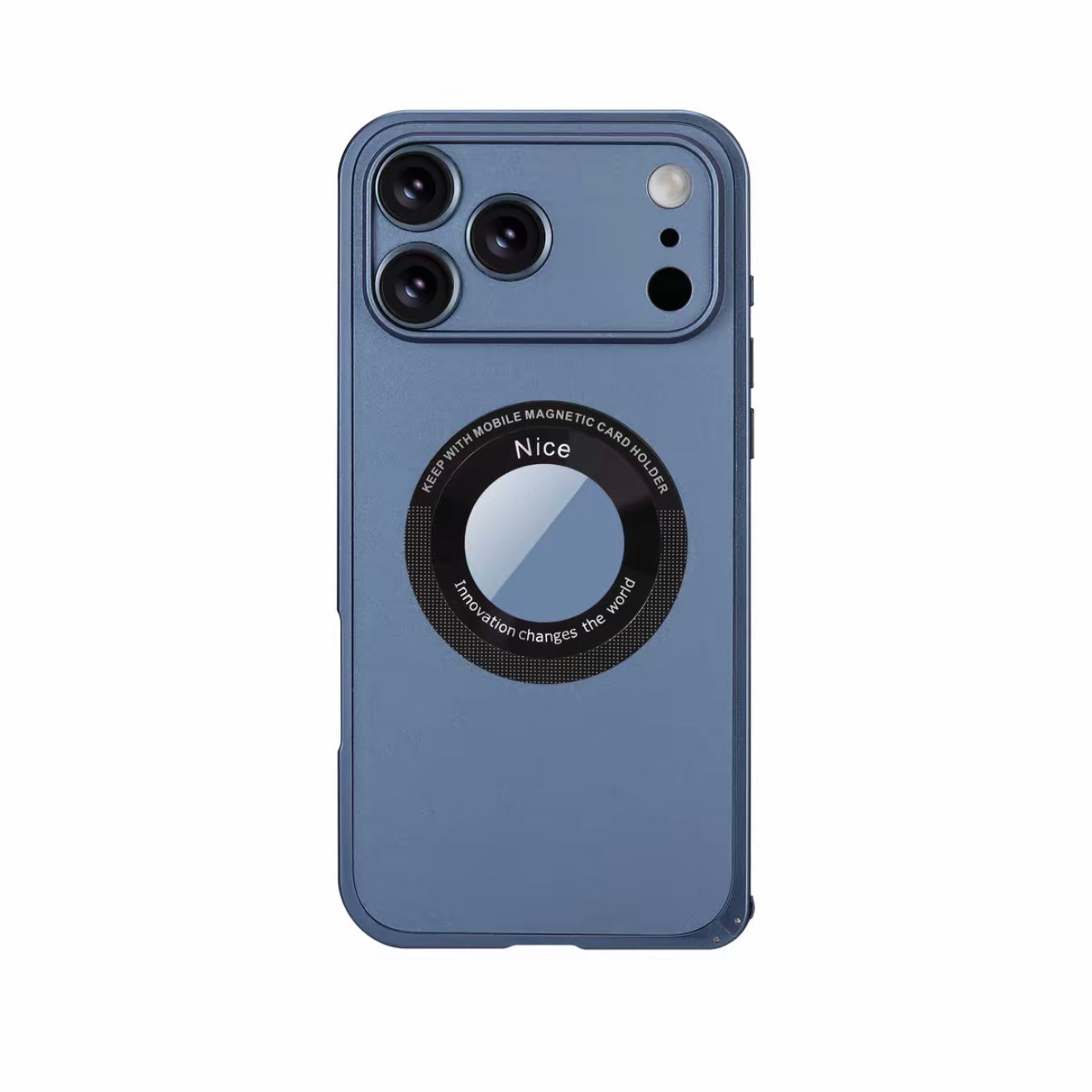 Metal Frame Hollow Magnetic Mobile Phone Case