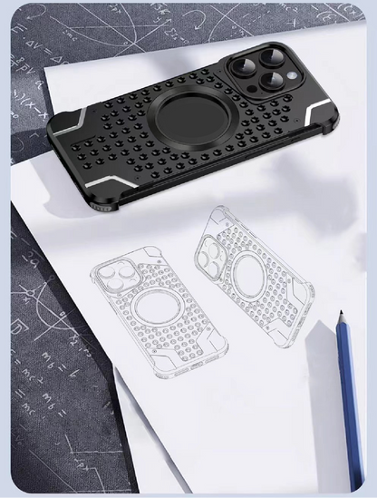 Metal Magnetic Frameless Armor Phone Case