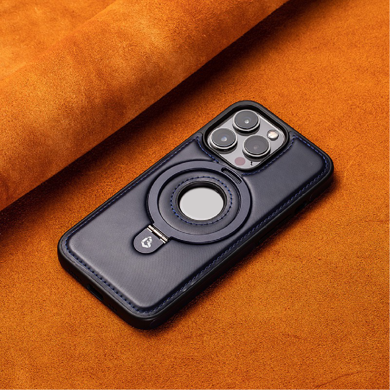 2025 New leather stand magnetic phone case